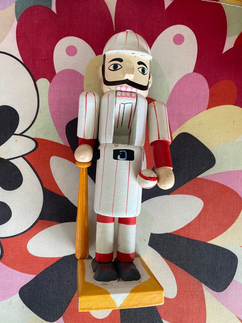 Nutcracker Christmas ready to play some ball 11 inch baseball player